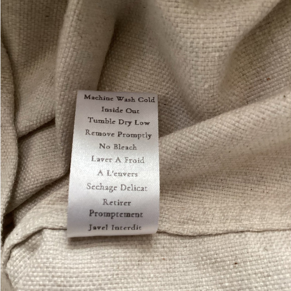 Frank & Eileen McLoghlin Utility Jacket In Natural Size XS Small Italian Brushed - Picture 11 of 11